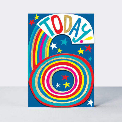 Picture of 6 TODAY BIRTHDAY CARD